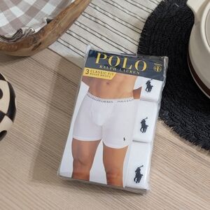 Polo Ralph Lauren White Boxer Briefs for Men Unopened NWT